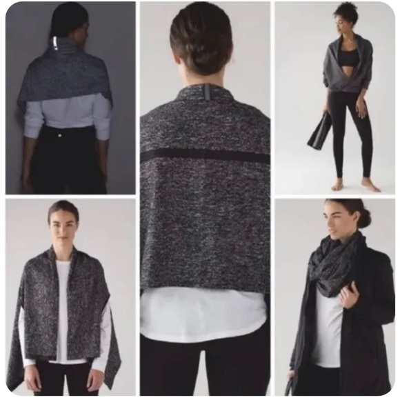 Lululemon Vinyasa wrap black/ white - Picture 1 of 5